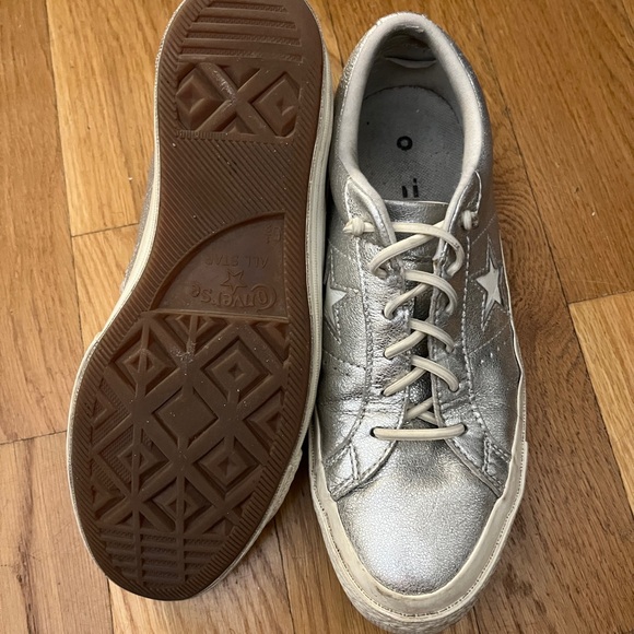 Silver Converse All Star One - Picture 3 of 4
